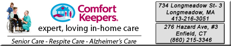 Comfort Keepers of Enfield, CT providing loving experienced care and support. From nutritional meal preparation and help with grooming to light housekeeping and companionship.  Comfort Keepers helps make our client's lives brighter, safer and more enjoyable.